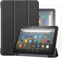 AMAZON Fire HD 8 Tablet Smart Case Stand Cover &Glass Screen Protector