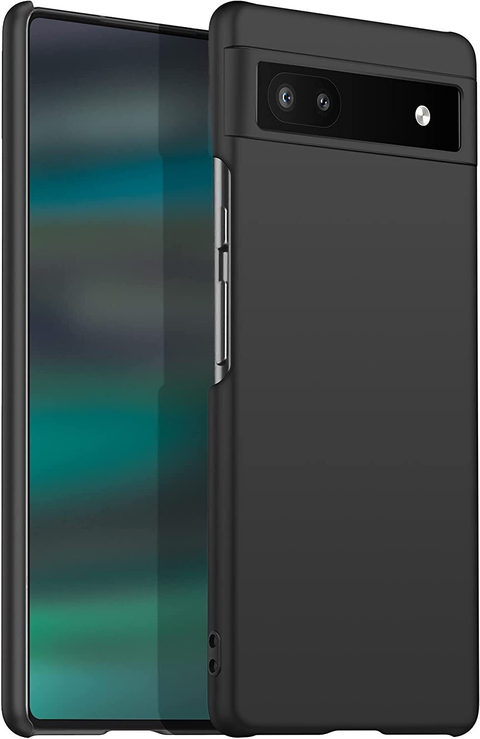 Google Pixel 6a 5G Case Slim Hard Cover & Glass Screen Protector