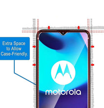 Motorola Moto E40 Tempered Glass Screen Protector Case Friendly