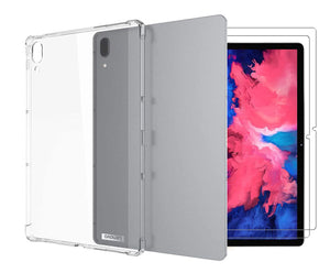 Lenovo Tab P11 Plus  Case Clear Shockproof Cover Glass Screen Protector