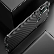 Motorola Moto E40 Case Carbon Gel Cover Ultra Slim Shockproof