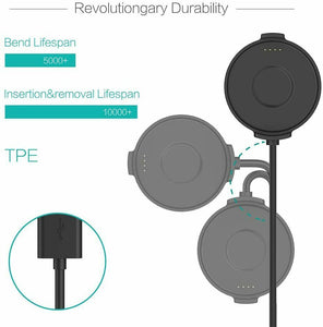 Ticwatch Pro 2020 Charger USB Cable Dock 2 Pack