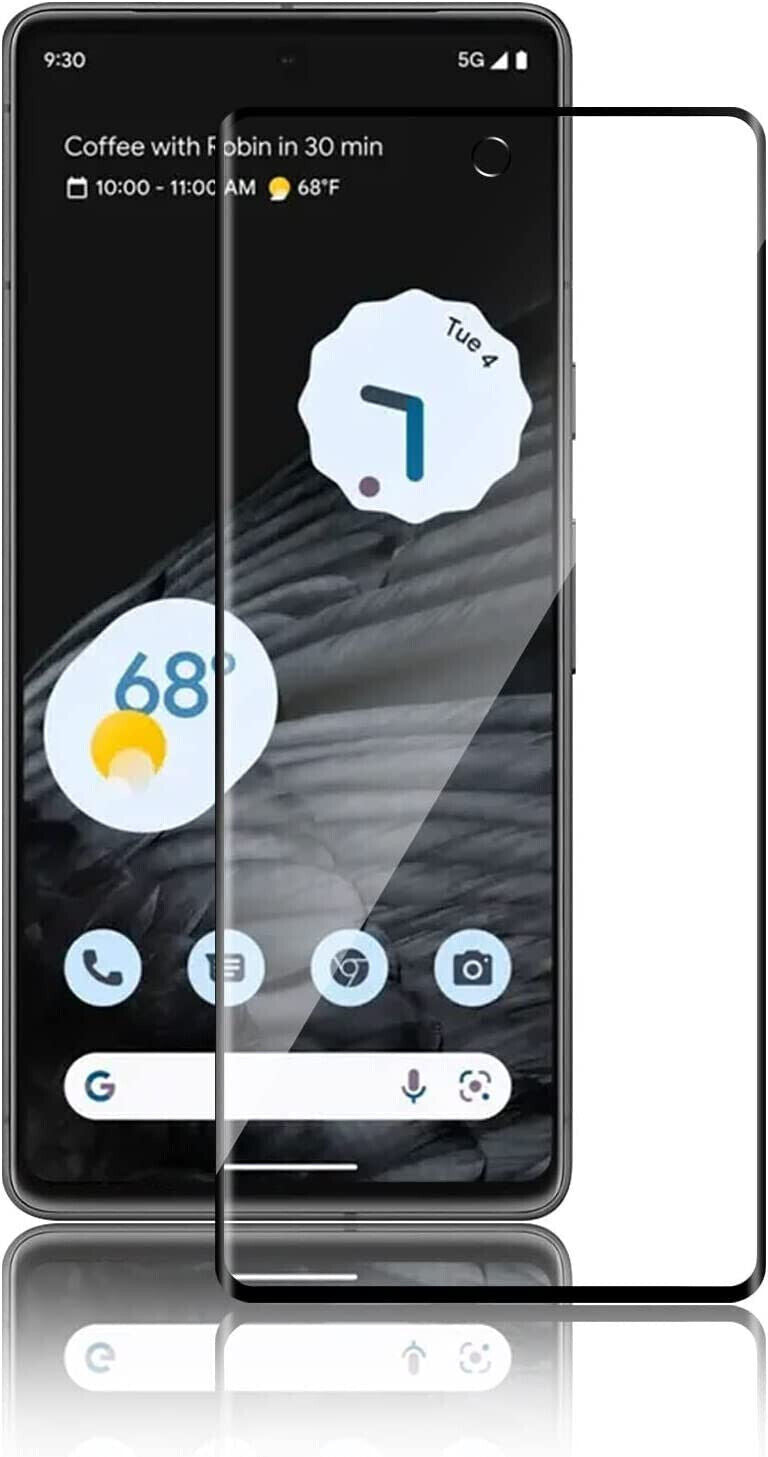 Google Pixel 7 Pro Case Carbon Fibre Cover & Glass Screen Protector