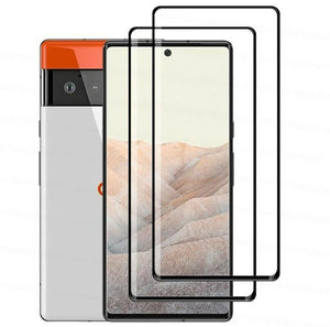 2 Pack Google Pixel 6A Tempered Glass Screen Protector Full Coverage