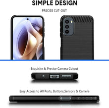 Nokia G21 Case Carbon Gel Cover Ultra Slim Shockproof