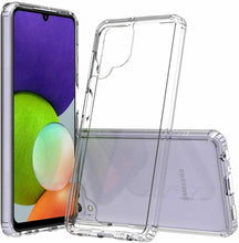 Samsung Galaxy A22 4G Case Clear Gel Cover & Glass Screen Protector