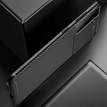 Samsung Galaxy S21 5G Case Carbon Slim Cover & Glass Screen Protector