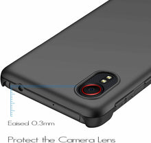 Samsung Galaxy Xcover 5 Case Ultra Slim Hard Back Cover - Matte Black