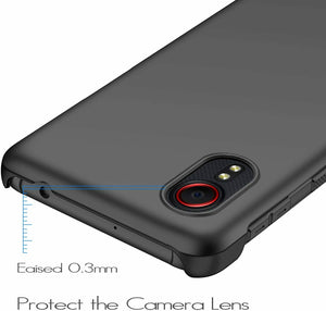Samsung Galaxy Xcover 5 Case Ultra Slim Hard Back Cover - Matte Black