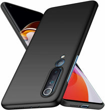 Xiaomi Mi 10 Pro 5G Case Slim Hard Cover -Matte Black & Full Glass Protector