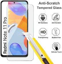 Xiaomi Redmi Note 11 Pro Case Carbon Fibre Cover & Glass Screen Protector