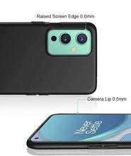 OnePlus 9 Case Slim Silicone Cover & Glass Screen Protector