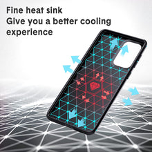 Samsung Galaxy A23 4G/5G Case Carbon Fibre Cover & Glass Screen Protector