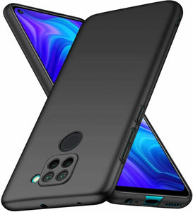 Xiaomi Redmi Note 9 Case Slim Silicone Cover & Glass Screen Protector