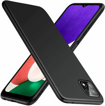 Samsung Galaxy A22 5G Case Slim Silicone Cover & Glass Screen Protector