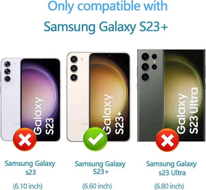 Phone Case Samsung Galaxy S23+ Plus Clear Silicone Slim Shockproof Gel Cover