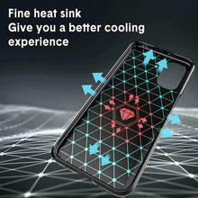 Nokia G21 Case Carbon Fibre Cover & Glass Screen Protector