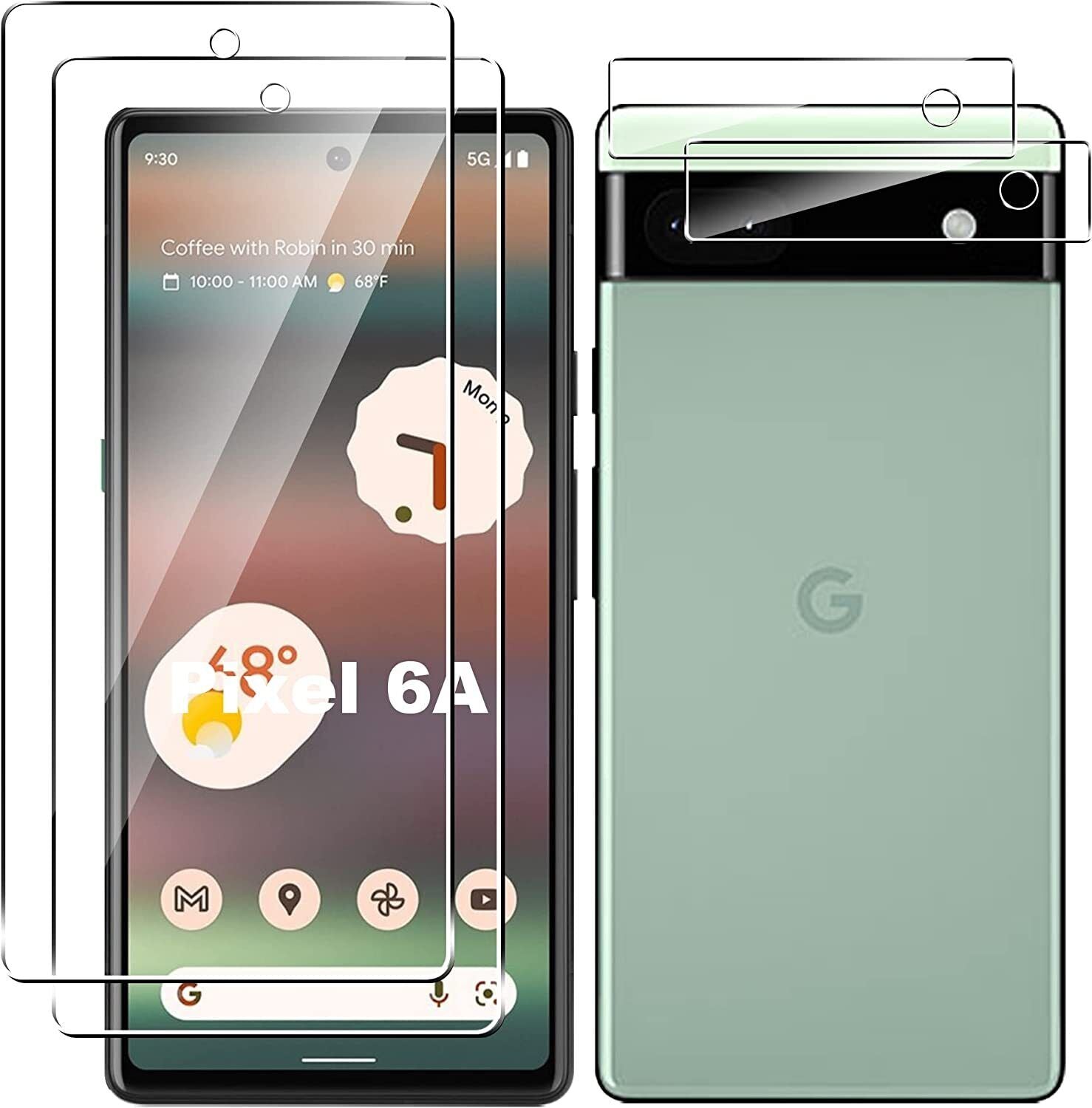 Google Pixel 6a 5G Glass Screen Protector & Camera lens Glass