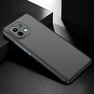 Xiaomi 11 Lite 5G NE Case Slim Hard Back Cover & Glass Screen Protector