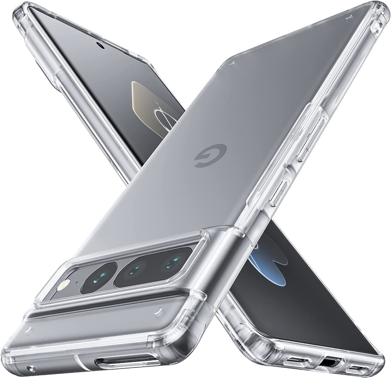 Google Pixel 7 Pro Case Clear Silicone Ultra Slim Gel Cover