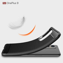 OnePlus 9 Case Carbon Fibre Cover & Glass Screen Protector