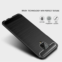 Xiaomi Redmi Note 9 Pro Carbon Fibre Cover & Glass Screen Protector