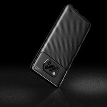Xiaomi Poco X3 NFC Case Carbon Slim Cover & Glass Screen Protector