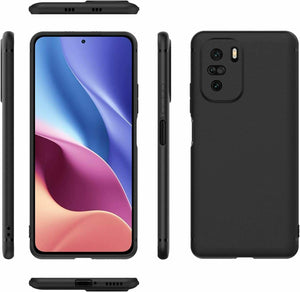 Xiaomi Poco F3  Case Slim Soft Silicone Gel Cover - Matte Black