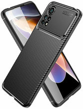 Xiaomi Poco X4 Pro 5G Case Carbon Slim Cover & Glass Screen Protector