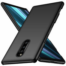Sony Xperia 1 Case Slim Hard Back Cover & Glass Screen Protector