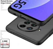 Xiaomi Redmi Note 9 Pro 5G Case Slim Hard Cover & Glass Screen Protector