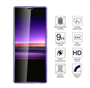 Sony Xperia 10 III Case Slim Hard Back Cover & Glass Screen Protector