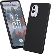 Nokia X30 / X30 5G Case, Soft Silicone Gel Phone Cover - Matte Black