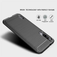Xiaomi Mi A3 Case Carbon Fibre Gel Cover Ultra Slim Shockproof