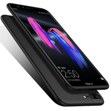Huawei Honor 9 Lite Case Slim Silicone Ultra Soft Gel Cover - Matte Black