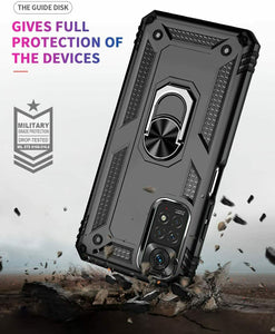 Case Xiaomi Redmi Note 11 Pro Kickstand Cover & Glass Screen Protector