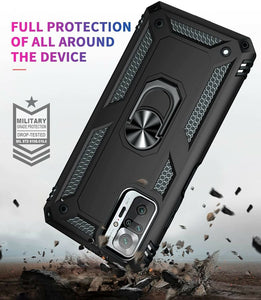 Xiaomi Redmi Note 10 Pro Case Kickstand Cover & Glass Screen Protector