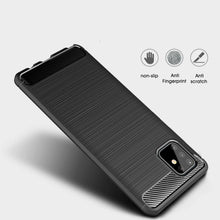Samsung Galaxy Note10 Lite Carbon Fibre Cover & Glass Screen Protector