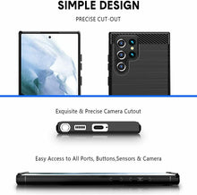 Samsung Galaxy S22 5G Case Carbon Gel Cover Ultra Slim Shockproof