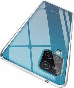 Samsung Galaxy A12 Case Clear Silicone Ultra Slim Gel Cover