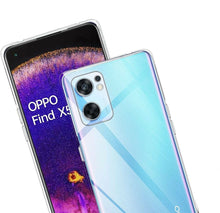Oppo Find X5 Lite Case Clear Gel Cover & Glass Screen Protector