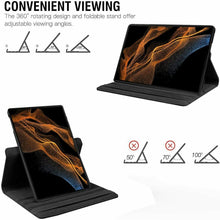 Samsung Galaxy Tab S8 Ultra Case Stand Cover 360 ° Rotating SM-X900 /X906