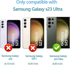 Phone Case Samsung Galaxy S23 Ultra Soft Silicone Gel Cover - Matte Black