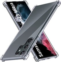 Samsung Galaxy S23 Ultra Case Clear Silicone Slim Shockproof Gel Phone Cover