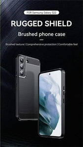 Samsung Galaxy S22 5G Case Carbon Gel Cover Ultra Slim Shockproof