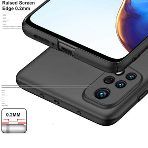 Xiaomi Mi 10T 5G Case Slim Hard Cover & Glass Screen Protector