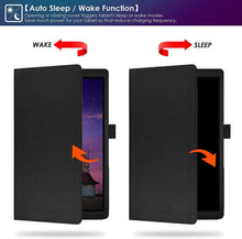 Lenovo M10 2nd Gen 10.1"  Case Leather Folio Stand Cover & Glass Protector