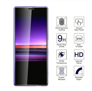 Sony Xperia 10 II Tempered Glass Screen Protector Case Friendly