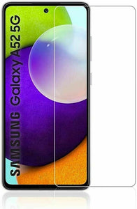 Samsung Galaxy A52 Case Slim Silicone Cover & Glass Screen Protector