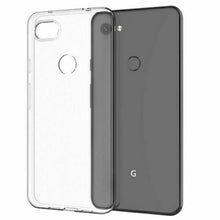 Google Pixel 3a Case Clear Slim Gel Cover & Glass Screen Protector